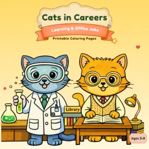 Cats in Careers – Learning & Office Jobs (7 Pages)