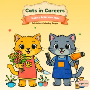 Cats in Careers – Nature & Service Jobs (7 Pages)